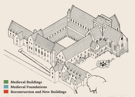 Pluscarden Abbey Plan